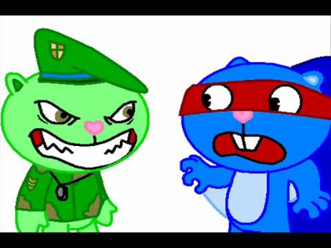 how to draw flippy(evil) on ms paint.wmv - YouTube