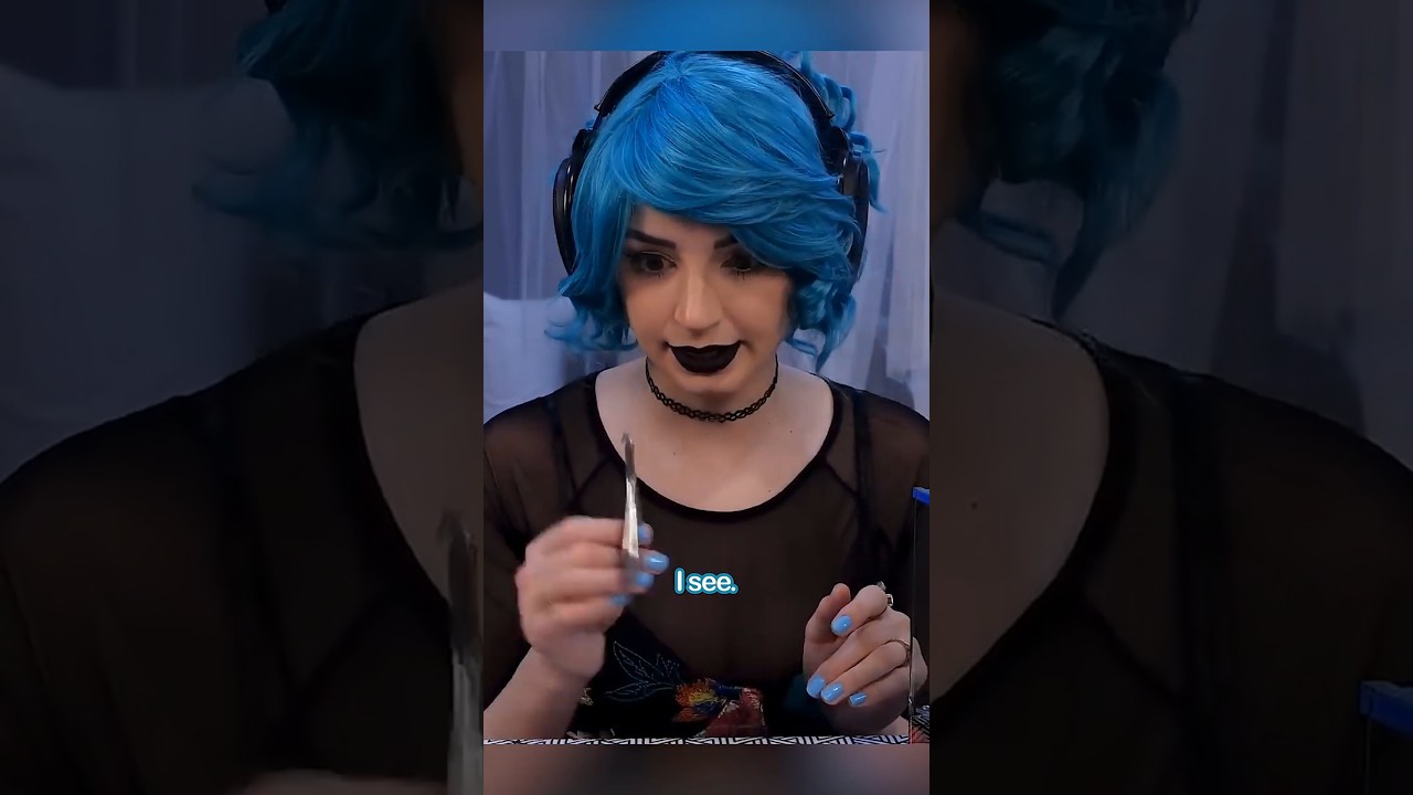ASMR - Would you trust Daisy to cut your nails? #shorts