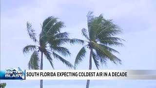 South Florida feeling coldest temperatures of the year