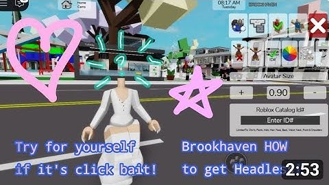 How to get HEADLESS in BROOKHAVEN   check if it