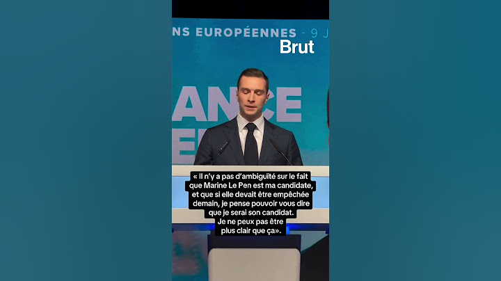 Jordan Bardella   "Si elle est empêchée, je serai le candidat de Marine Le Pen" pour 2027