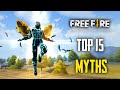 Top 15 Mythbusters in FREEFIRE Battleground | FREEFIRE Myths #258