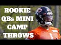 NFL Rookie QBs Mini Camp Throws