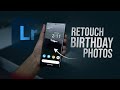 How to Retouch Birthday Photo on Android Lightroom Mobile (tutorial)