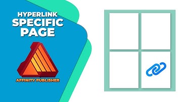 How to hyperlink to a specific page in Affinity publisher document