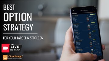 Best #Options Strategy for your Target & Stop Loss || Quantsapp Option Optimizer