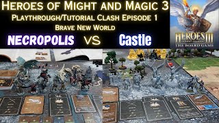 Heroes of Might and Magic 3 the Boardgame Playthrough/Tutorial Clash Castle VS Necropolis Episode 1 screenshot 4