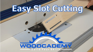 Easy Slot Cutting at the Router Table