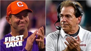 Clemson is on the rise, Alabama still has the better football program – Ryan Clark | First Take