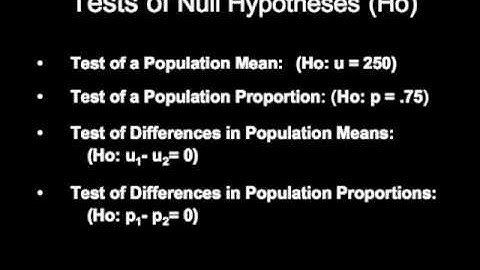 Stat 13:  The Null Hypothesis
