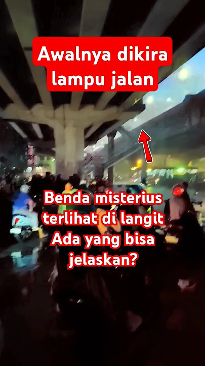 Benda Misterius Terlihat di Langit! Ada yang Bisa Jelaskan?