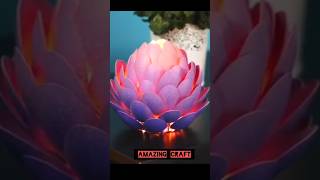 IDE KERAJINAN DARI SENDOK PLASTIK, LAMPU DIY/#youtubeshorts #shorts #like #viralshort #ytshorts
