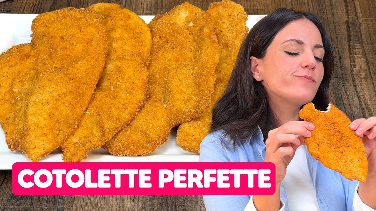 COTOLETTE DI POLLO: la ricetta e i trucchi per una PANATURA PERFETTA super croccante 😋