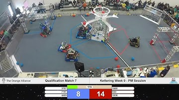 Match 7 | PM Session | Kettering Week 0 Rapid React | STATE CHAMPS! RoboZone