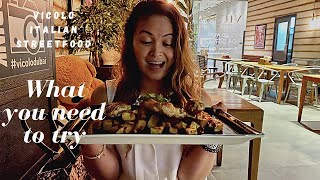 Vicolo Italian Streetfood in Dubai Design District ||Food Vlog