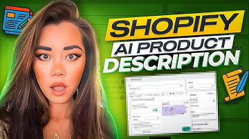 How to use Shopify AI product descriptions by Shopify Magic  (AI Product Description Generator)