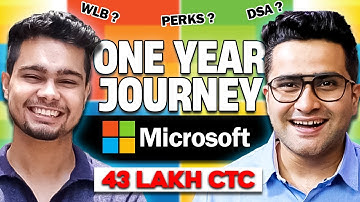 @NishantChahar11 shared his First Year Experience at Microsoft 🔥 Off-Campus Placement Roadmap 💯​