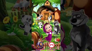 *Masha \u0026 bear calling you from jungle,,, #shorts #masha #bear #calling #ytshorts #trending #viral