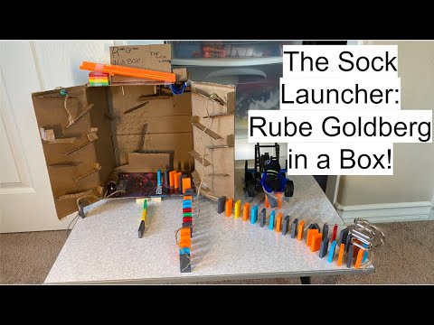 The Sock Launcher | Rube Goldberg in a Box