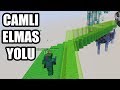 CAMLI VE ŞEKİLLİ ELMAS YOLU !!! | BED WARS