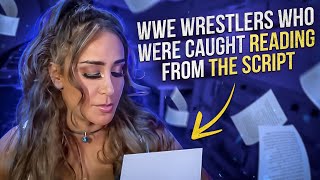 WWE Wrestlers Who Were Caught Reading from the Script