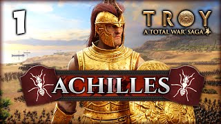 THE MAN, THE MYTH, THE LEGEND! Total War Saga: Troy  Achilles Campaign #1