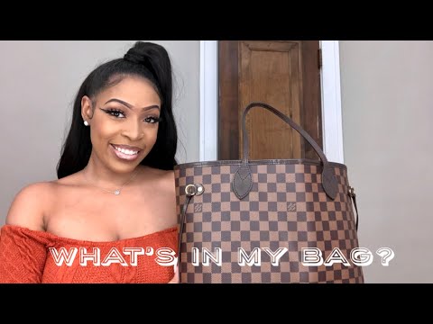 What's in my Bag? - Louis Vuitton Caissa Damier Hobo Bag and Damier  Neverfull MM Bag. 