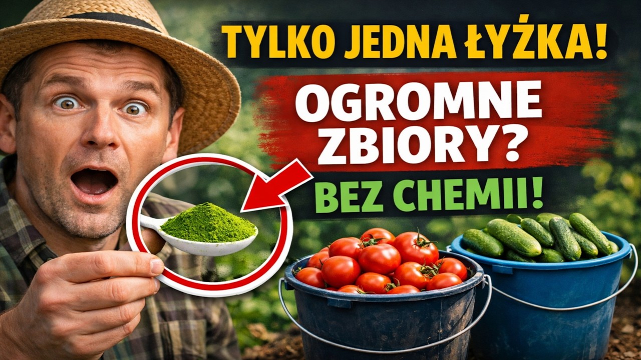 TYLKO JEDNA ŁYŻKA na cały ogród i zbiory całymi wiadrami! Która trichoderma NAPRAWDĘ działa?