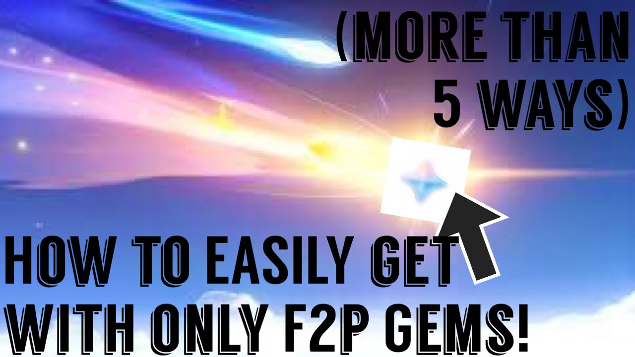 BEST ways to easily farm primogems as a FREE TO PLAY player (under 3
