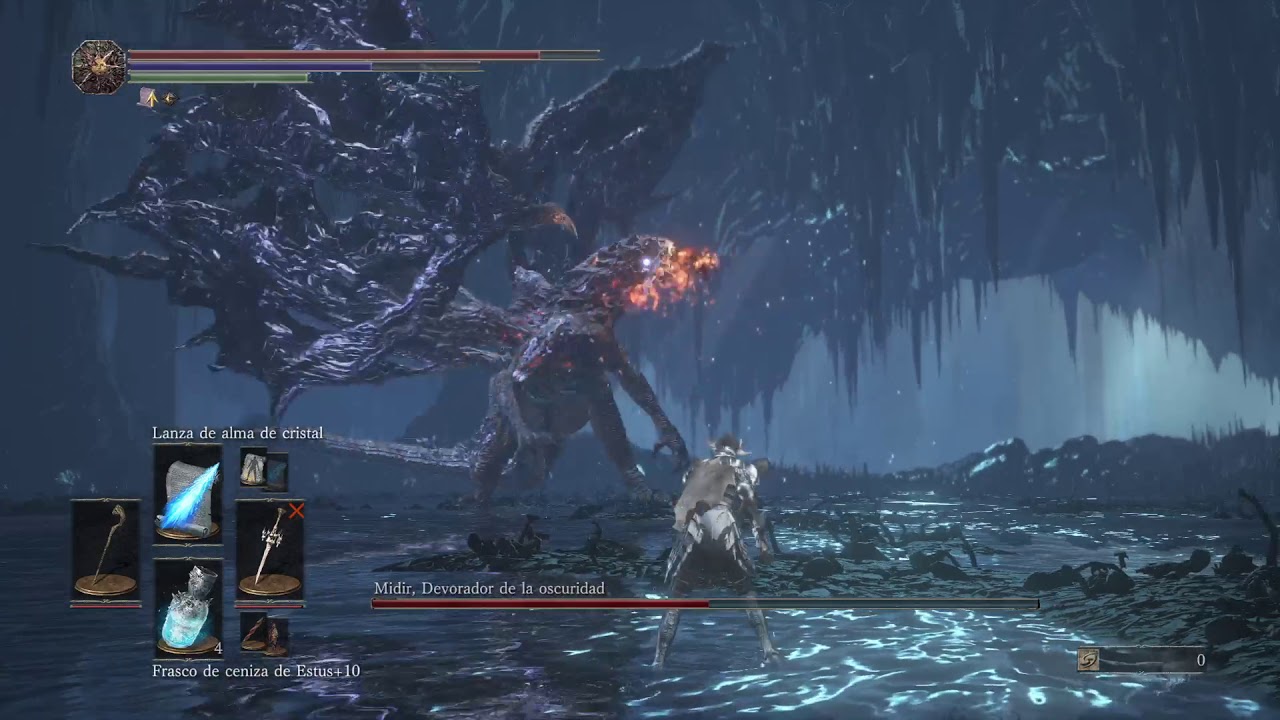 DARK SOULS™ III - Darkeater Midir - Sorcerer lvl 120 - YouTube