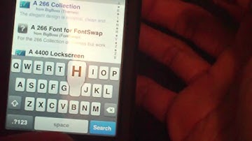 Android Theme on iPhone or iPod touch