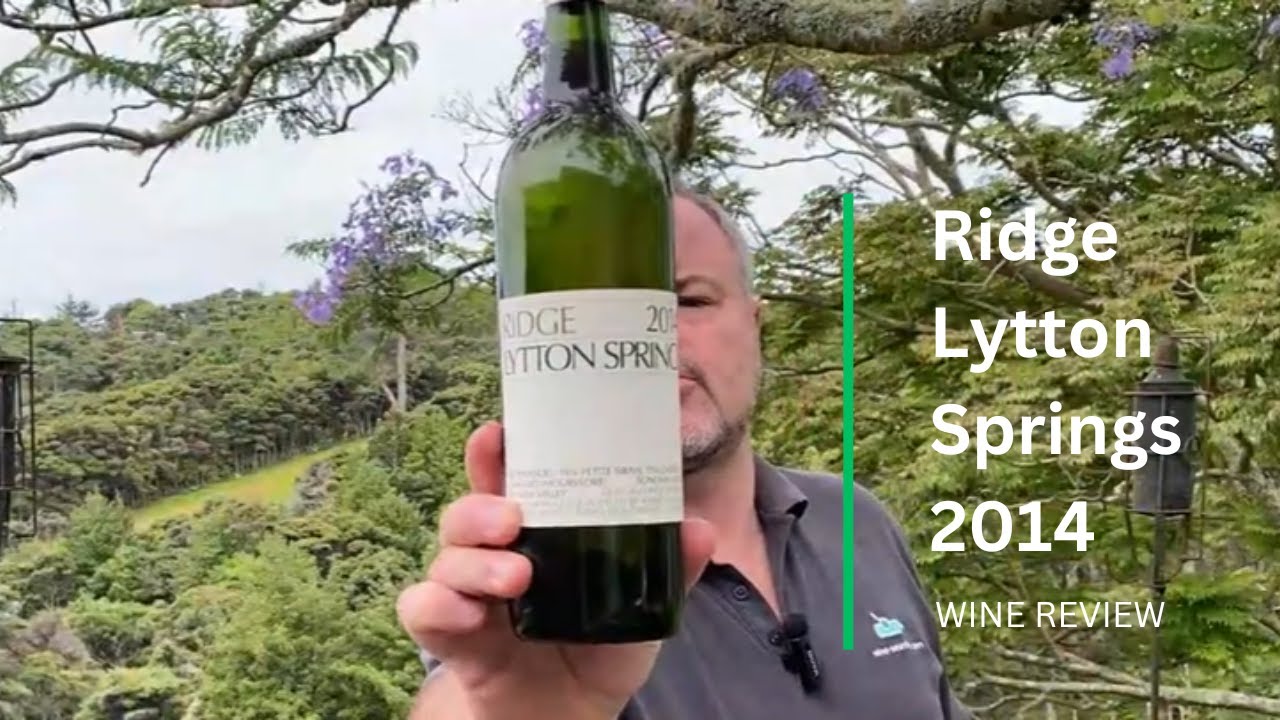 Wine Review: Ridge Vineyards Lytton Springs 2014 - A Classic