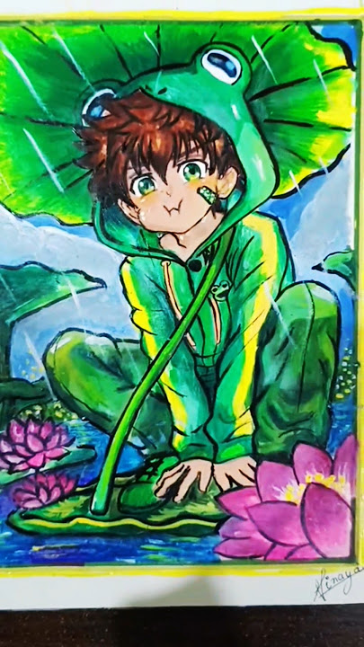 Camp buddy artwork 💚💚 # day1 #campbuddy #animeart