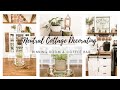 NEUTRAL &amp; COZY DECORATING IDEAS | NEUTRAL COTTAGE FARMHOUSE DINNING ROOM DECOR | NEUTRAL COTTAGE