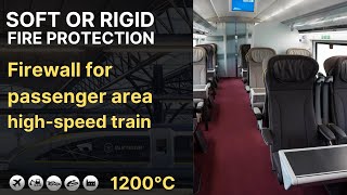 Soft or rigid fire screen protection for collective passenger transport screenshot 1