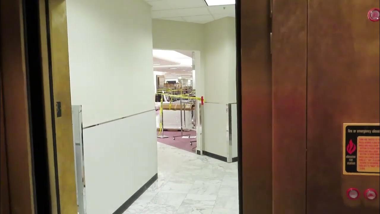 Montgomery hydraulic elevator at Dillards East, Gateway mall, Lincoln