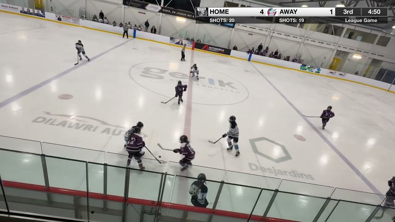 18 janvier 2026 Olympiques vs Étoiles Laurentides Lanaudière 3e période
