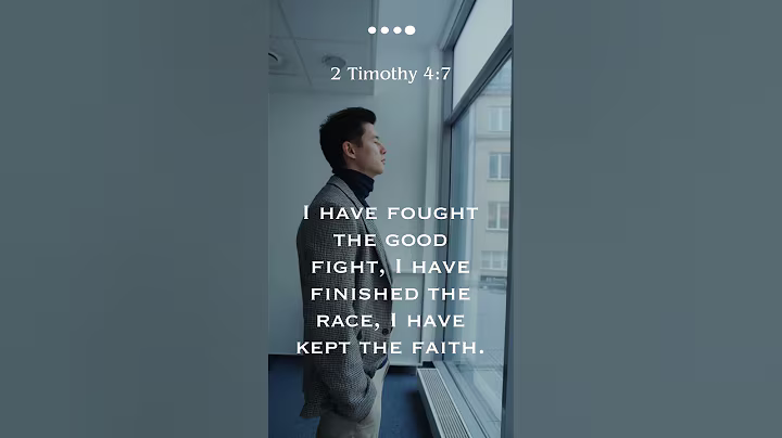 Kept the faith | Bible verse | 2 Timothy 4:7 #shorts