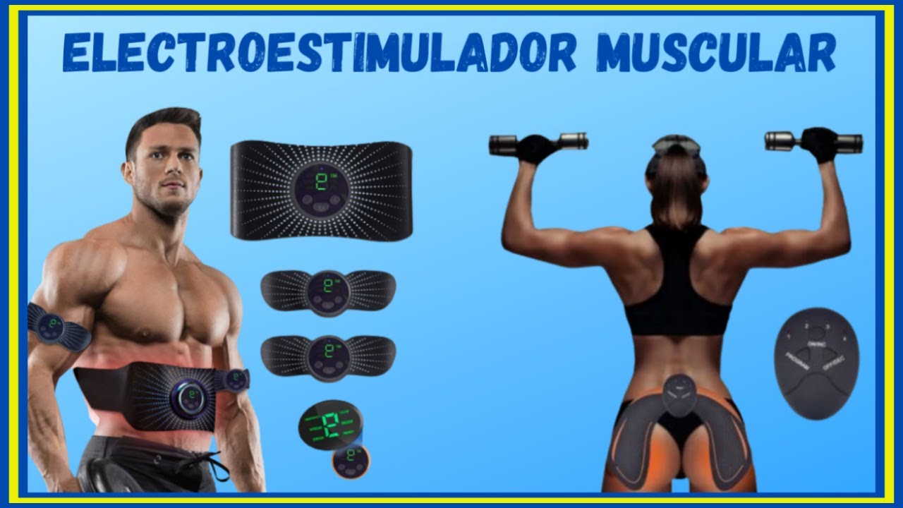 Electroestimulador Muscular para entrenamiento de cadera, cinturón Abdominal  EMS, electroestimulador, ejercicio Muscular, equipo de gimnasio en