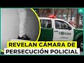 Revelan cámara de persecución policial: Impactante operativo termina con dos detenidos