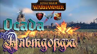 Total War: Warhammer ОСАДА столицы ИМПЕРИИ | Геймплей осады города Альтдорф (на русском)