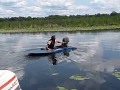 Fast Hydroplane Fun Plywood and a 15 HP Mercury David Van Zile