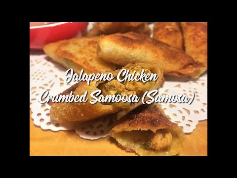 Jalapeño Chicken Crumbed Samoosa (Samosa) Recipe | South African Recipes | EatMee Recipes