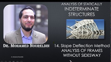 14. Slope Deflection Method-ANALYSIS OF FRAMES WITHOUT SIDESWAY-Dr. Noureldin