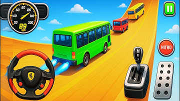 Crazy Bus Mega Ramp Impossible Racing   Bus Stunts Impossible Tracks   Android Gameplay Video 02