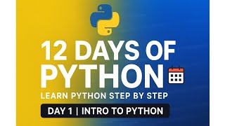 Python Tutorial for Beginners | Day 1