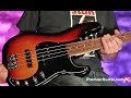 Fender Precision Bass Sunburst Black Pickguard