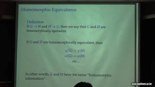 Homomorphisms of Strongly Regular Graphs / David Roberson  (University College London) / 2016-11-16