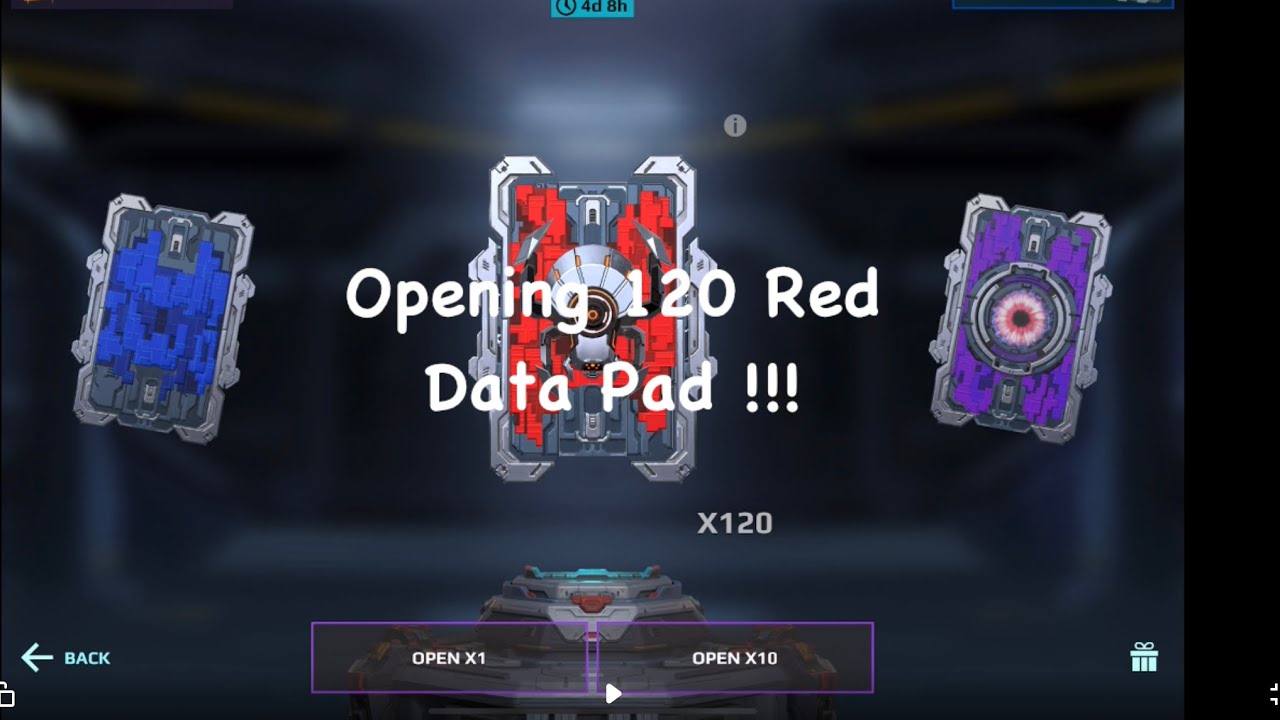 Opening 120 Red Data Pads !!! - YouTube