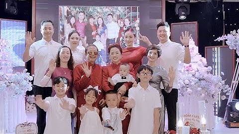 Ông bà Đạt Lan kỷ niệm 40 năm ngày cưới 1984 - 2024